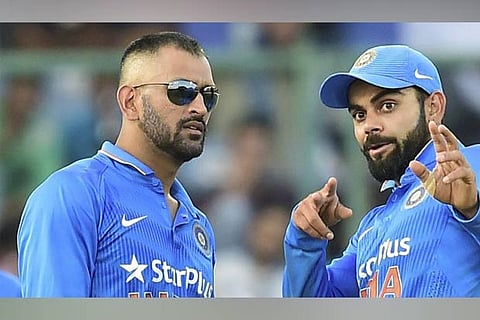 Mahendra Singh Dhoni and Virat Kohli