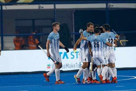 Olympic champions Argentina toil hard for 4-3 win over Spain