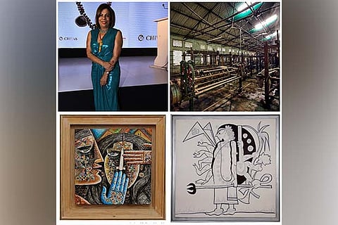 Minnie Menon; Chendamangalam weaving units was destroyed; Works that will be on display at the art exhibition