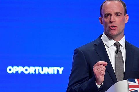 Britain's Secretary of State for Exiting the European Union Dominic Raab