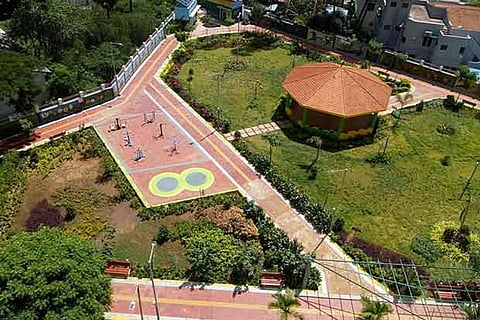 A newly-opened park near the Phoenix Mall in Velachery