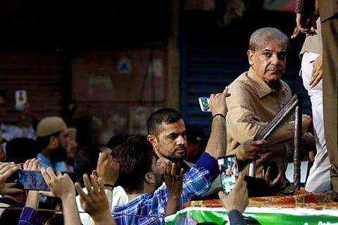 Shahbaz Sharif, brother of ex-pm Nawaz Sharif, and leader of Pakistan Muslim League - Nawaz (PML-N)