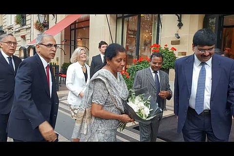 Sitharaman visits Rafale manufacturing facility in France