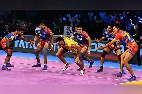 Rahul Chaudhari scored the maximum points for Telugu Titans