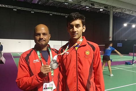 Lakshya Sen (right) bagged silver