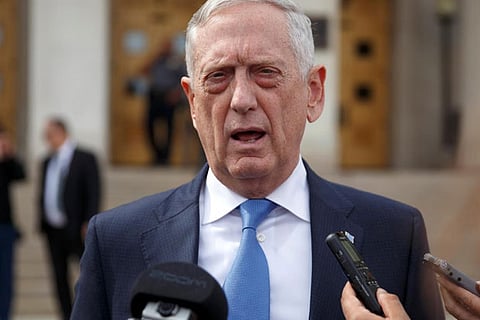 US Defense Secretary Jim Mattis