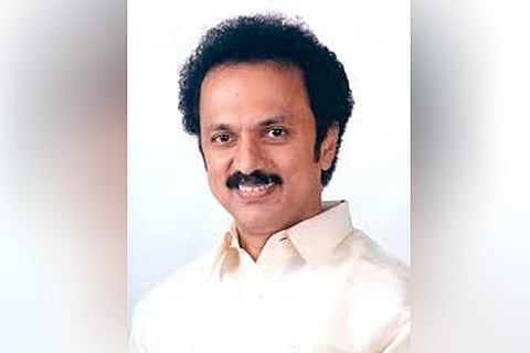 DMK president M.K. Stalin