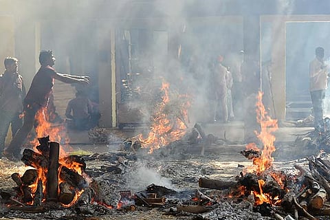 Mass funeral of victims of rail accident in Amritsar