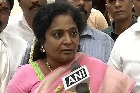 BJP's Tamil Nadu unit president Tamilisai Soundararajan