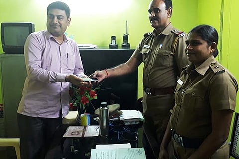 One of the complainants whose phone was retrieved by cops