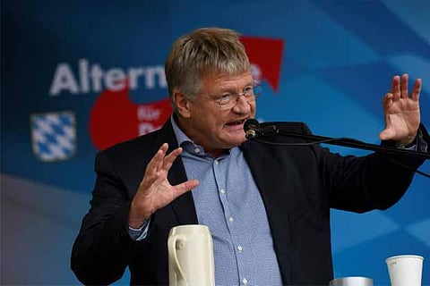 Germany's anti-immigration party Alternative for Germany (AfD) co-leader Joerg Meuthen