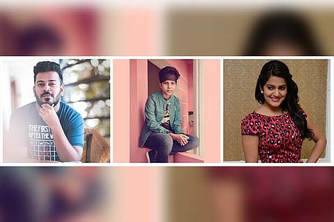 (L-R) Lokesh Kumar, Malini Jeevarathinam and Vishakha Singh