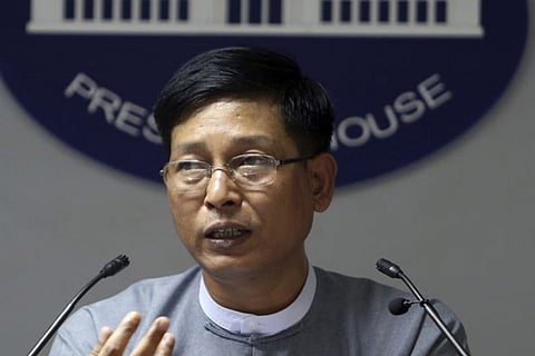 Myanmar government spokesman Zaw Htay