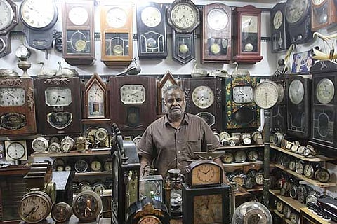 Robert Kennedy and his clock museum (Photos: Manivasagan N)