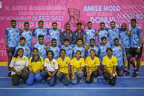 PKL franchise Jaipur Pink Panthers is having its pre-season camp at the Sathyabama University