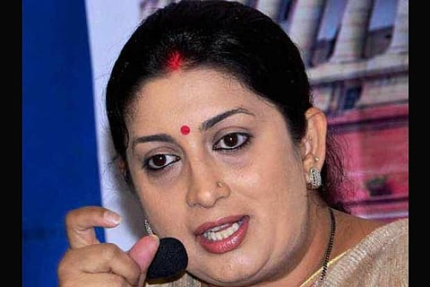 Union Minister Smriti Irani