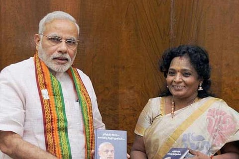 TN BJP chief Tamilisai 'nominates' PM Modi for Nobel Peace Prize