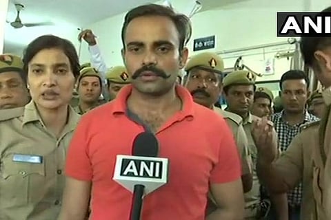 Police constable Prashant Chaudhary who shot at Lucknow resident Vivek Tiwari