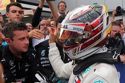 Hamilton wins in Russia to go 50 points clear