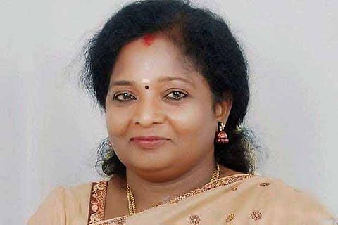TN State BJP president Tamilisai Soundararajan