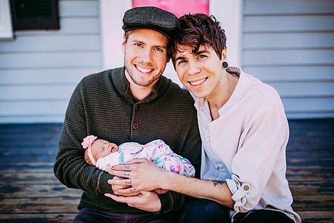 Nebraska woman says carrying her gay son's baby was her gift