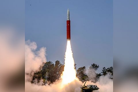 The ASAT missile launched from Abdul Kalam island off the coast of Odisha on March 27