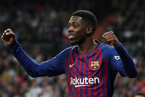 Dembele named in Barcelona squad to face Manchester United