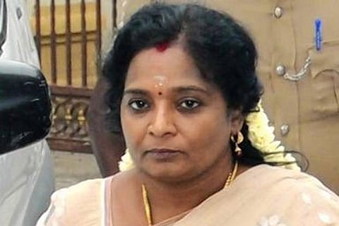 BJP state president Tamilisai Soundararajan