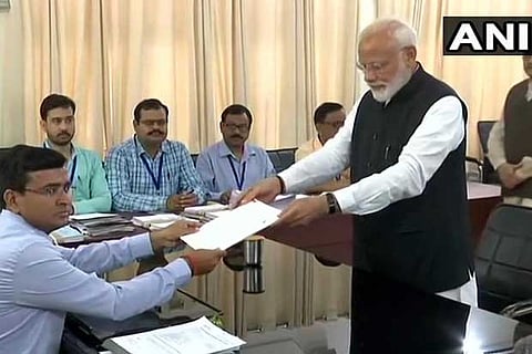 Lok Sabha elections 2019: Modi files nomination in Varanasi, shows off NDA strength