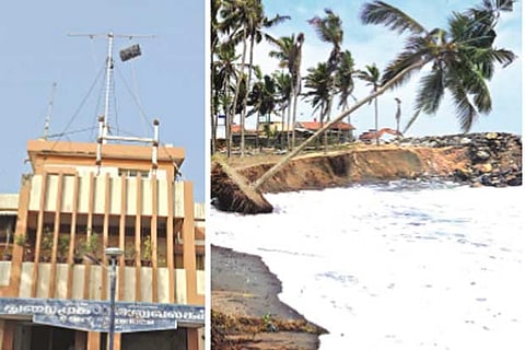 Cautionary Signal No 1 hoisted at Nagapattinam port; rough waves lash the shores in Kanniyakumari on Friday