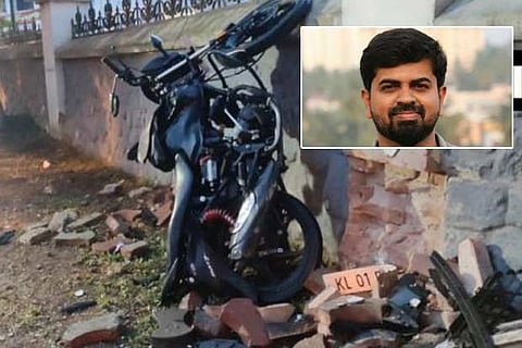 The bureau chief of Malayalam daily Siraj, K Muhamed Basheer (inset)