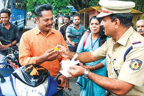 A sweet beginning to wear helmets
