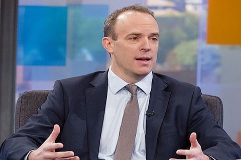 UK Foreign Secretary Dominic Raab