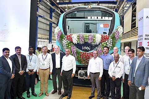 Alstom’s Sri City plant hits a 100 with roll out of ‘Make-in-lndia’ Metro coaches
