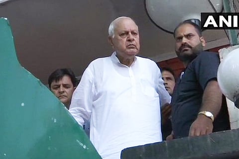 Home Minister is lying, we are locked up: Farooq Abdullah