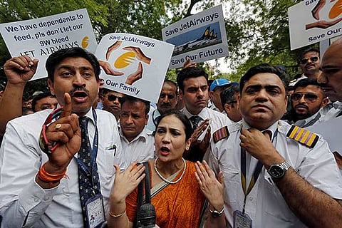 Jet staff seek interim financial aid till resolution