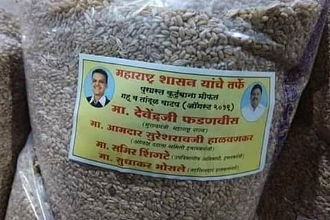 Maharashtra floods: CM Fadnavis' photos on relief material irks Opposition