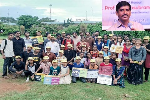 Volunteers of Thozhan during a recent awareness workshop for the public on Good Samaritan law at a city park