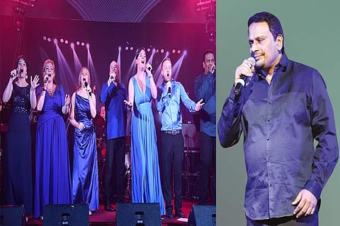 A few members of the band Toccata during a recent performance in Chennai; Dr Sunil Paulraj