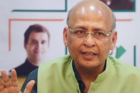 Abhishek Singhvi (Photo courtesy: ANI)