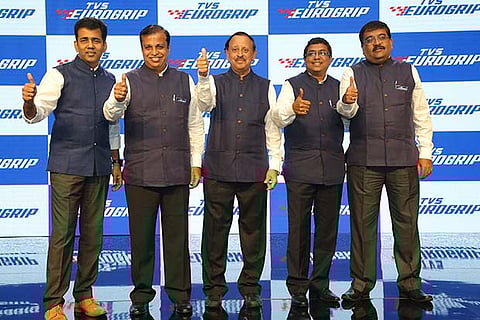 At the unveiling of the new brand Eurogrip