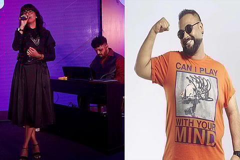 Shaktishree Gopalan and Navaneeth Sundar; Mohammed Zahir Naina