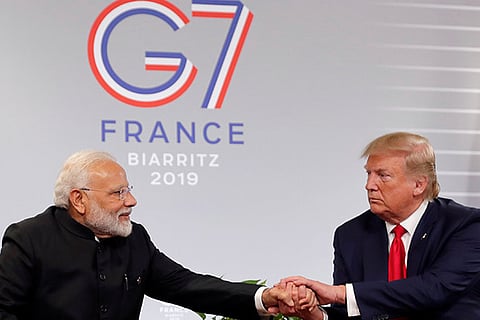 G7 summit: Alongside Trump, PM Modi rejects any scope for third party mediation on Kashmir
