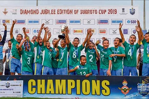 Subroto Cup: Mizoram school lift U-14 boys' title