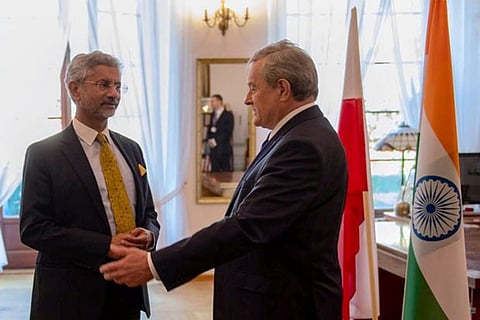 Jaishankar holds talks with his Polish counterpart