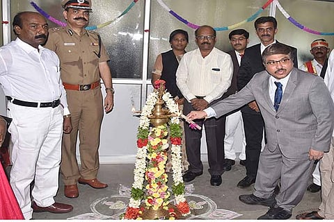 Principal District Judge K Murali Shankar inaugurating the fourth additional sub court in the combined court