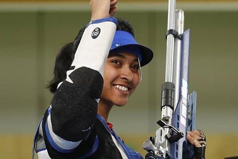 Mehuli shoots 10m air rifle gold, India wins nine medals in SAG