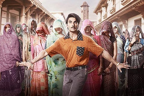 Ranveer Singh in the first look poster of Jayeshbhai Jordaar