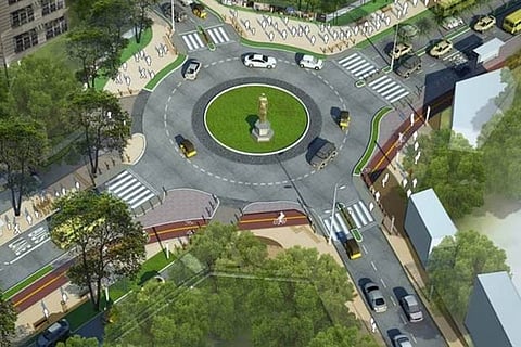 pedestrian plaza in T Nagar