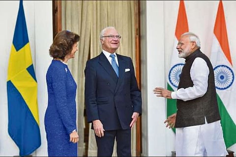 Swedish royal couple wind up eventful Delhi leg of India visit